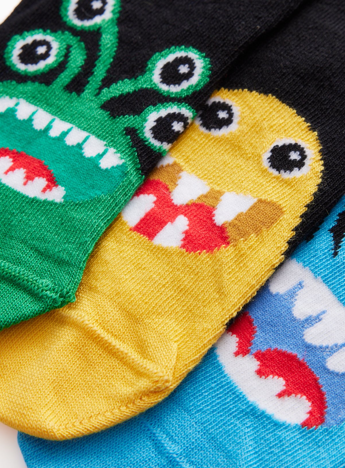 Monster Toes Ankle Socks 5-Pack 9-12 Infant - Image 2 thumbnail