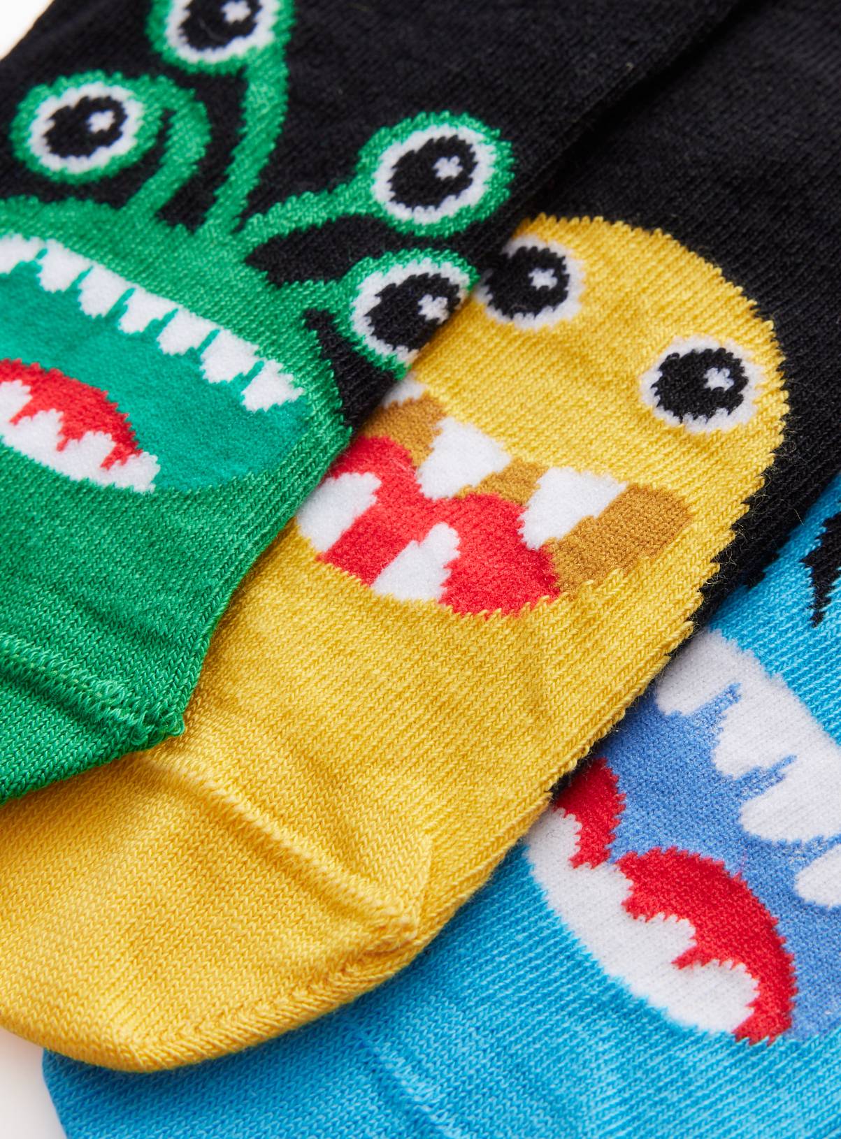 Monster Toes Ankle Socks 5-Pack 9-12 Infant - Image 2