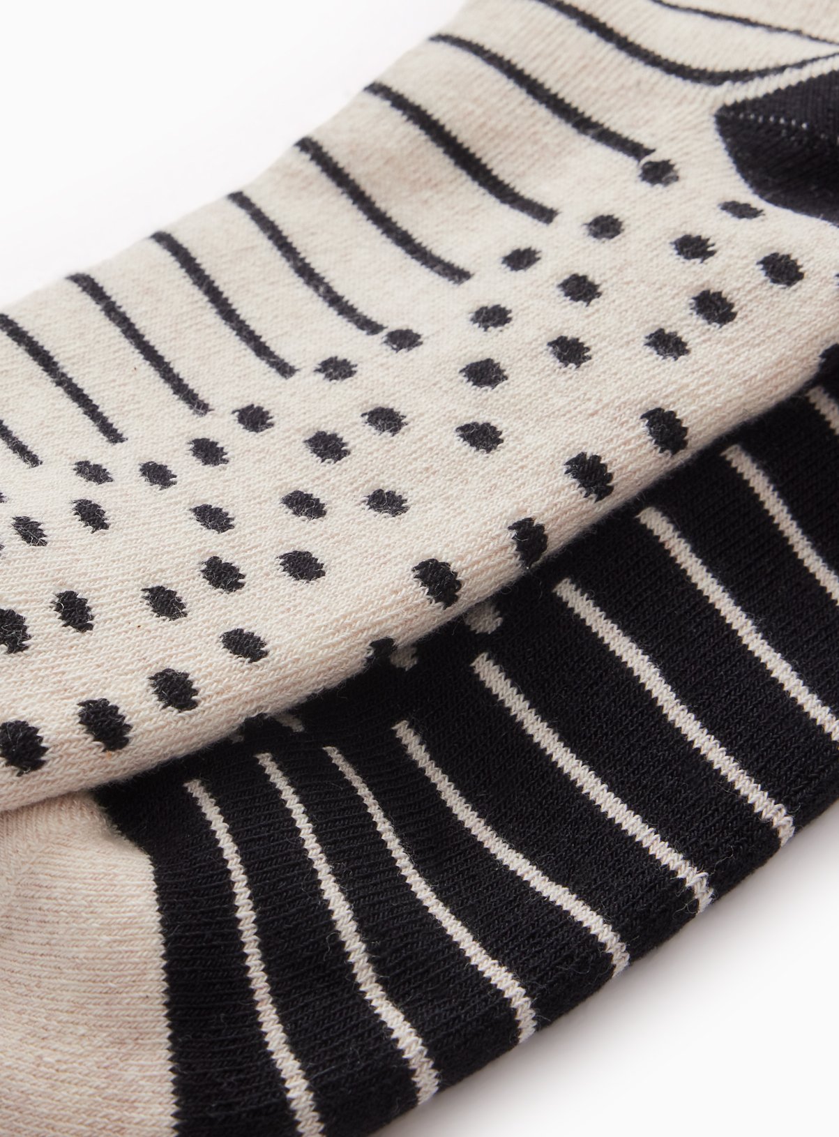 Mono Spot Knee High Welly Socks 2-Pack 6-8 - Image 2 thumbnail