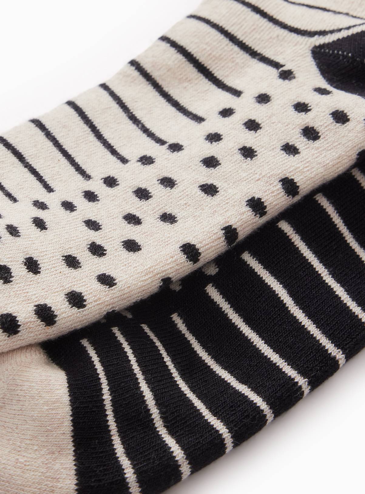 Mono Spot Knee High Welly Socks 2-Pack 6-8 - Image 2