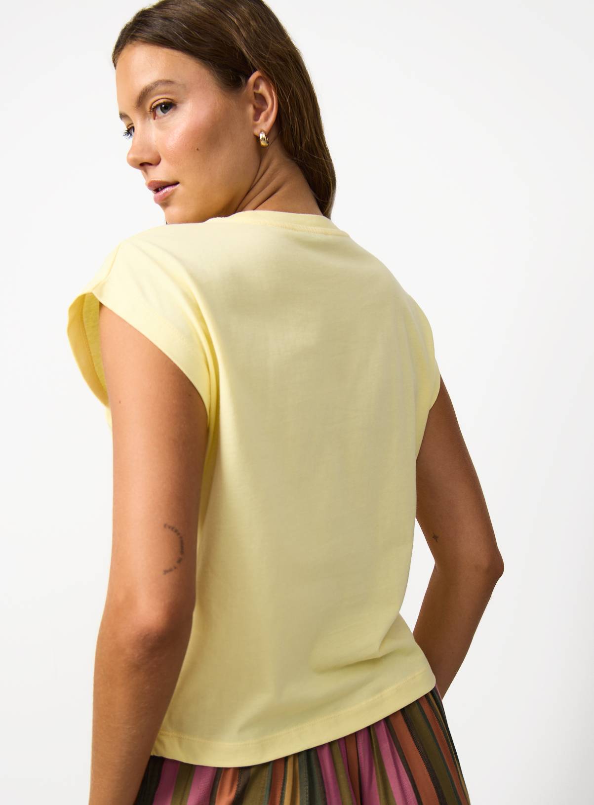 Yellow Muscle T-Shirt S - Image 4