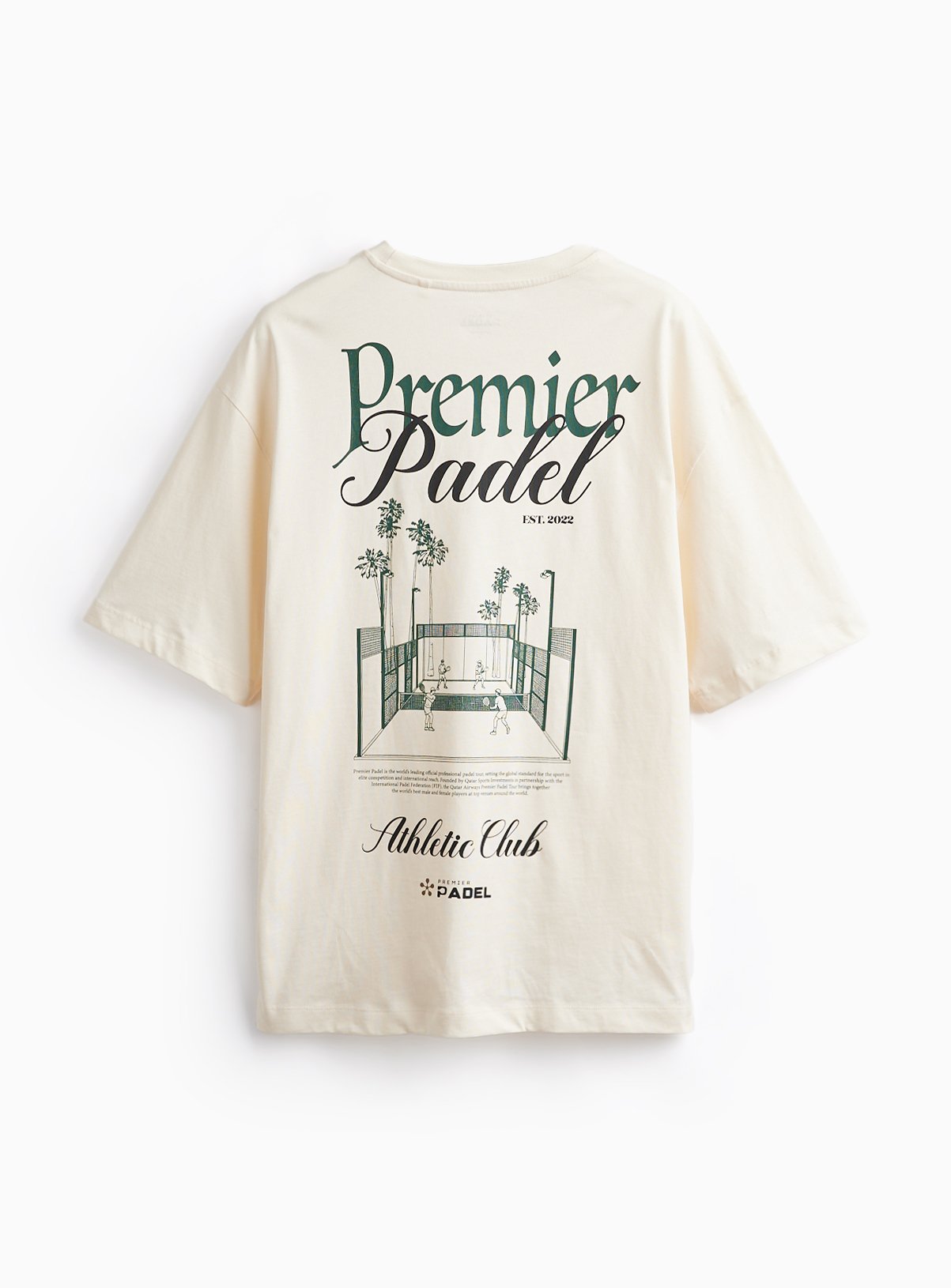 Padel Graphic Relaxed Fit T-Shirt XL - Image 2 thumbnail