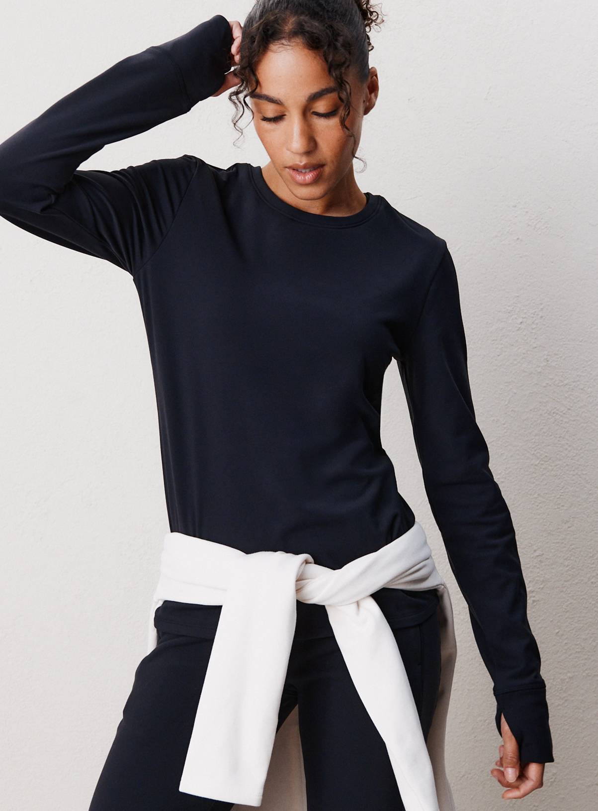 REAKTIV Black Soft-Touch Thermal Long Sleeve Training Top XXL - Image 1