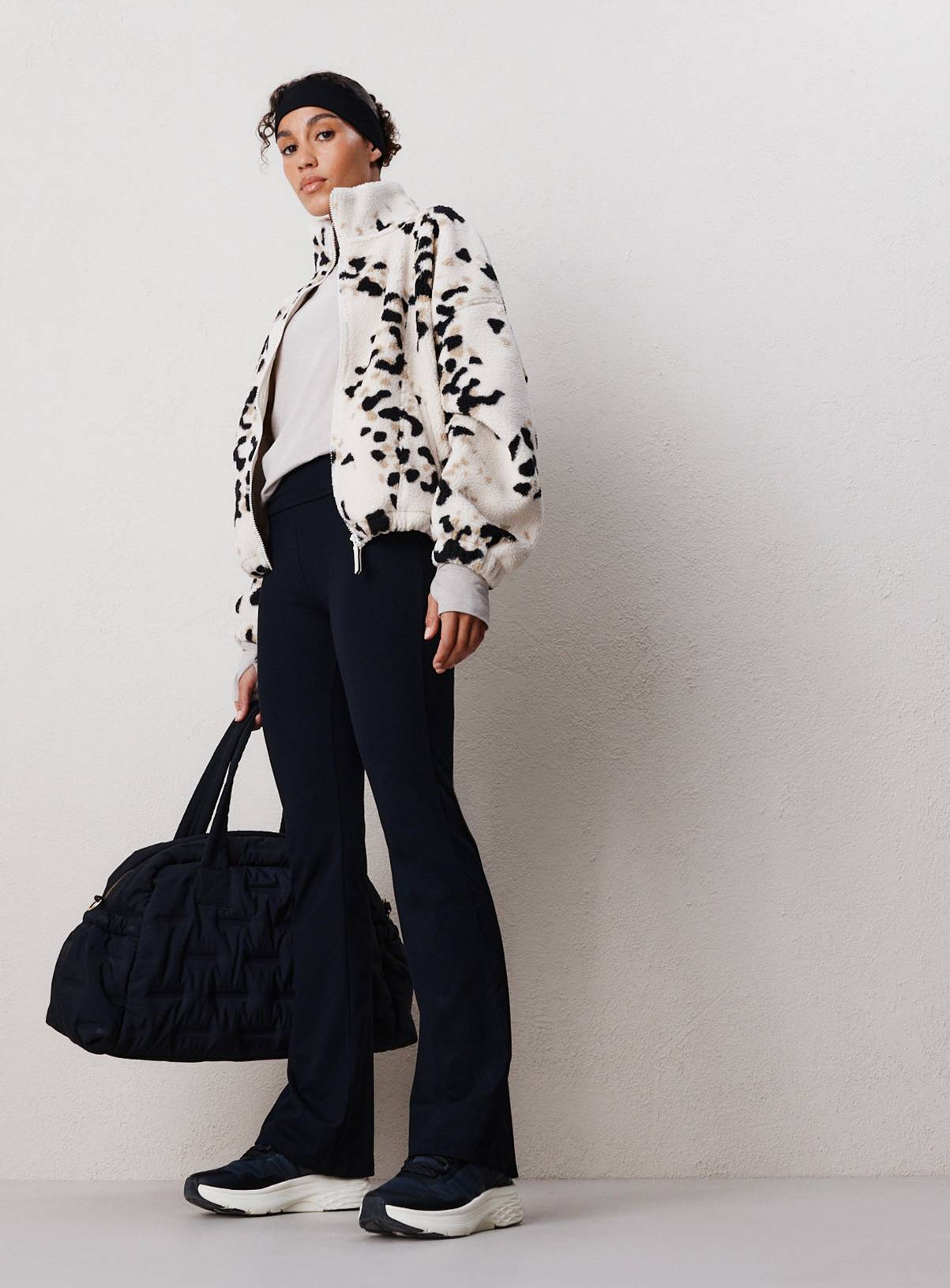 Reaktiv Roll Over Flared Leggings L - Image 1