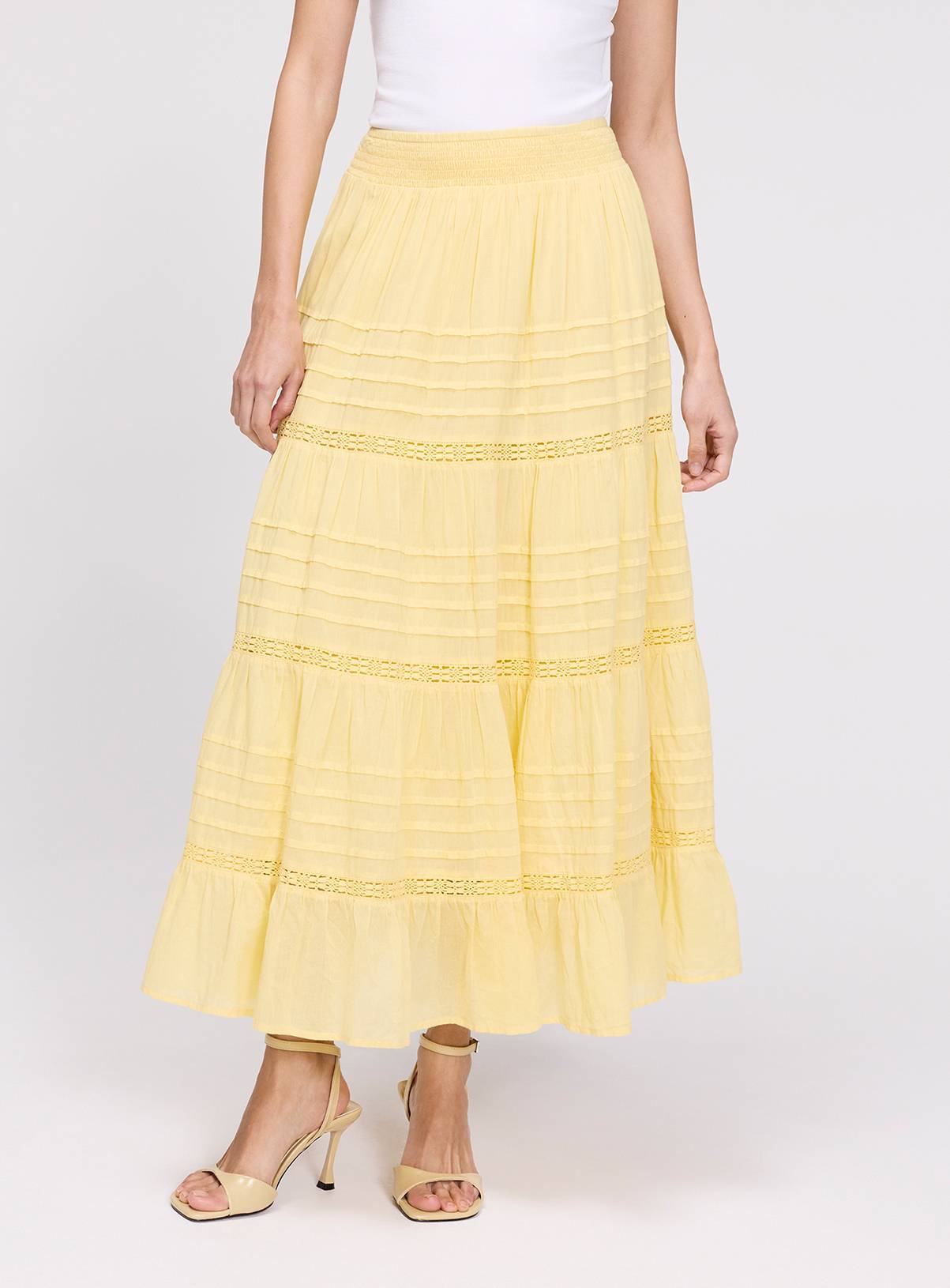 FINERY Imani Skirt Yellow 8 - Image 2