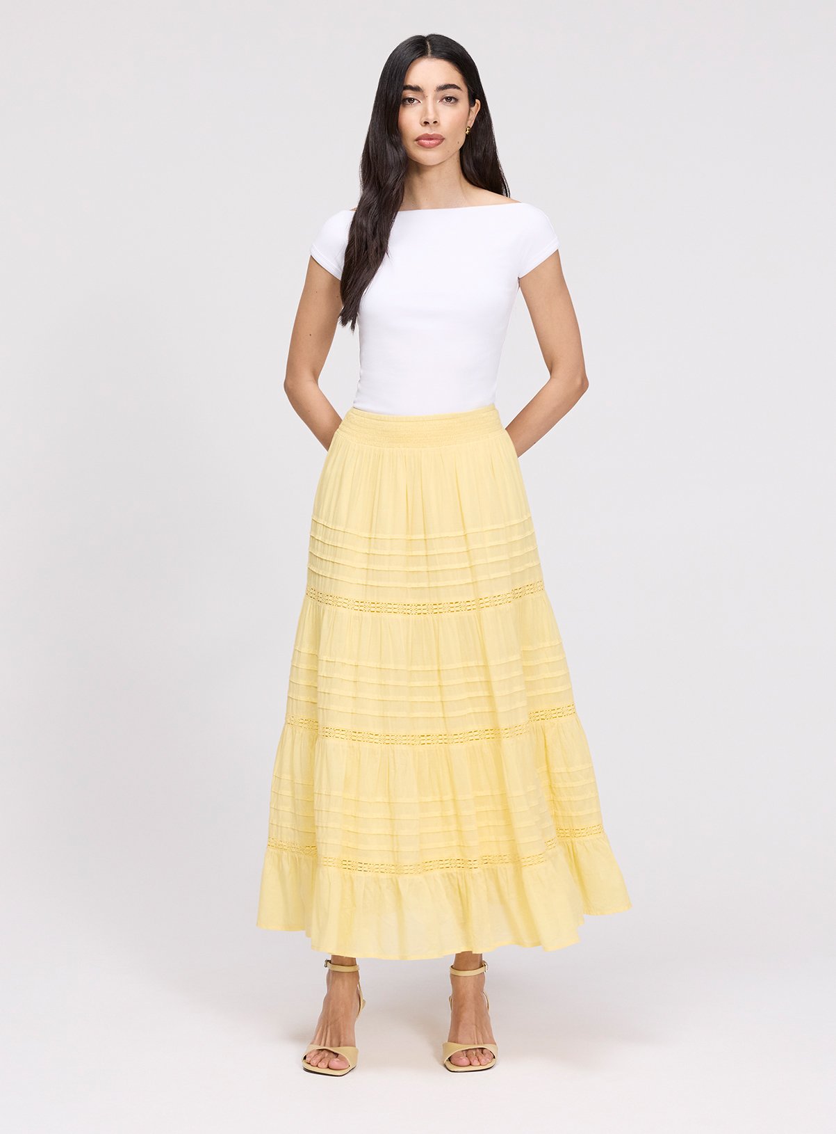 FINERY Imani Skirt Yellow 8 - Image 3 thumbnail