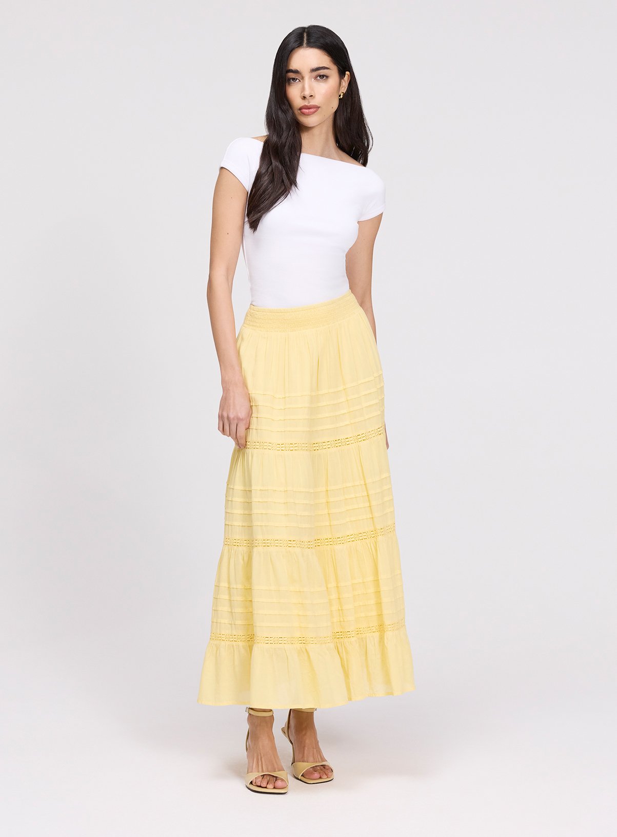 FINERY Imani Skirt Yellow 8 - Image 4 thumbnail