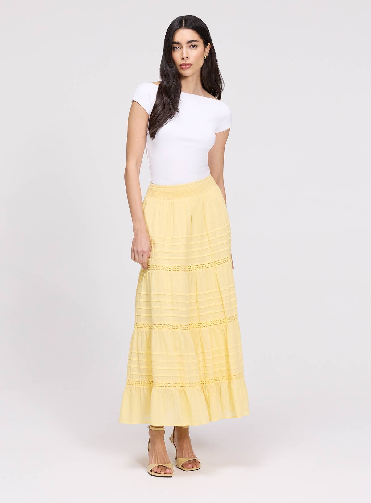 FINERY Imani Skirt Yellow 8 - Image 4