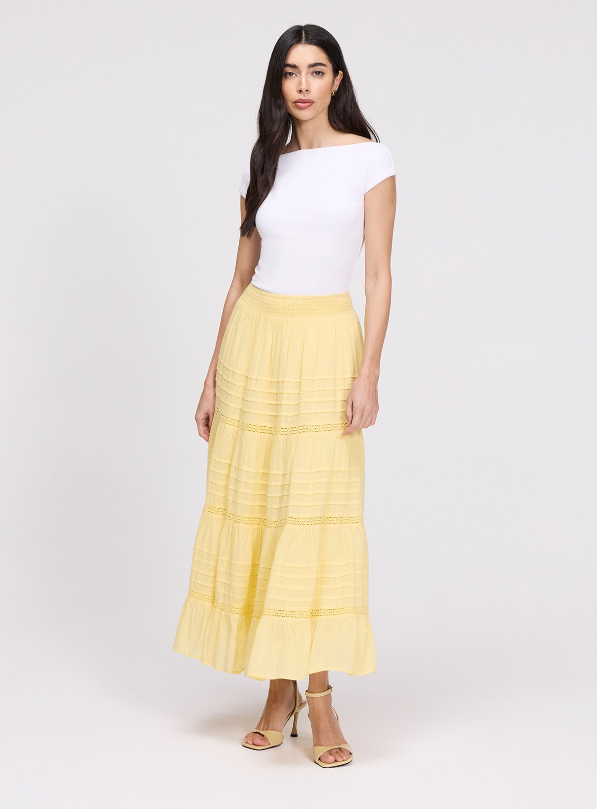 FINERY Imani Skirt Yellow 8 - Image 5 thumbnail