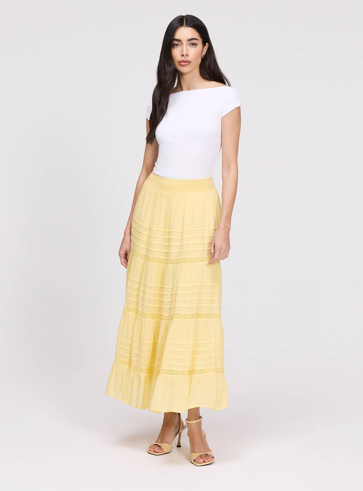 FINERY Imani Skirt Yellow 8 - Image 5