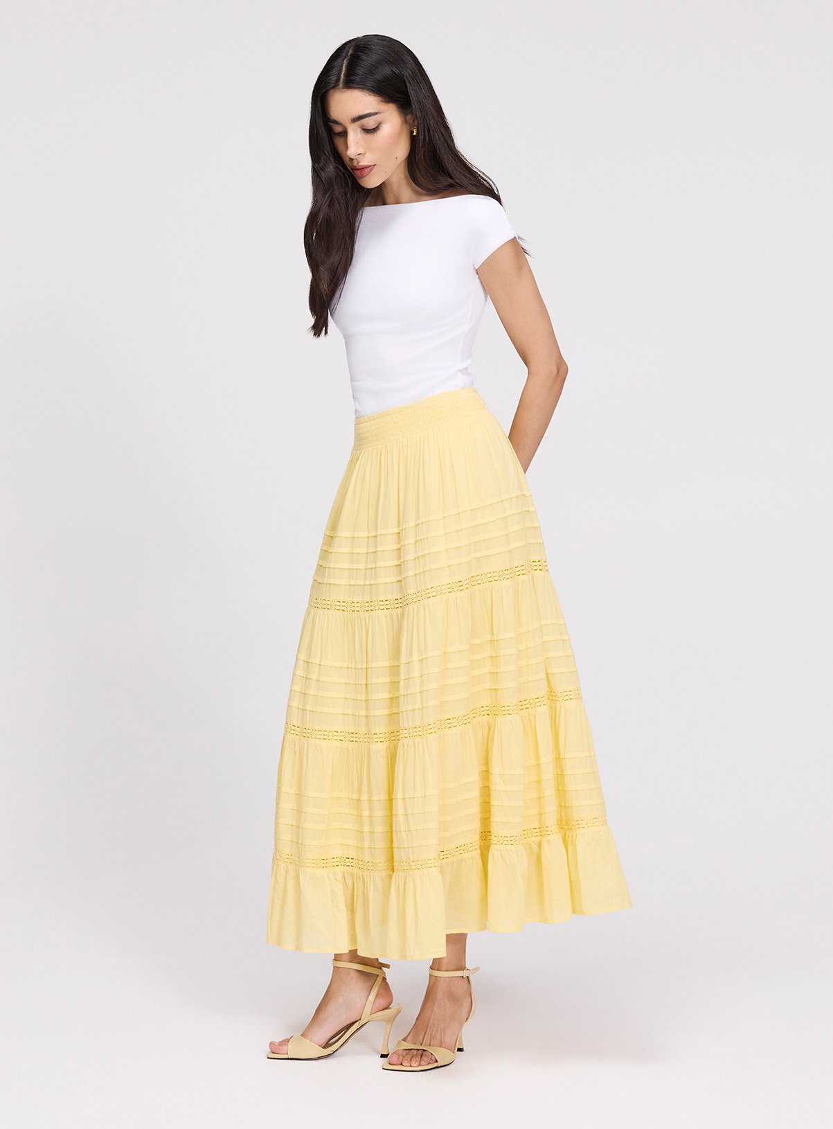 FINERY Imani Skirt Yellow 8 - Image 6 thumbnail