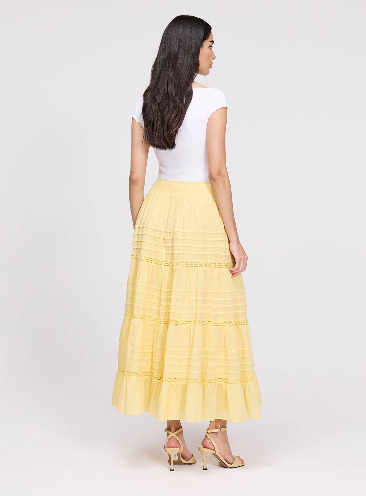 FINERY Imani Skirt Yellow 8 - Image 8