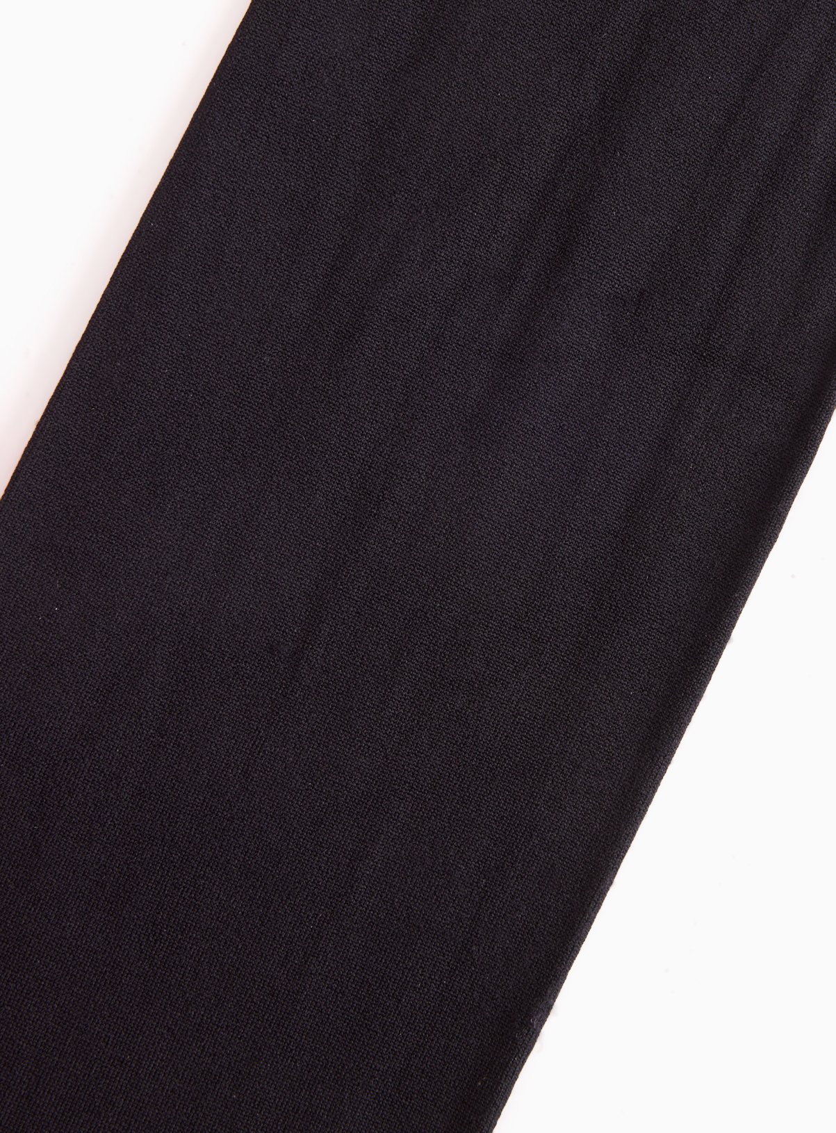 Black 80 Denier Opaque Velvet Tights M - Image 2 thumbnail