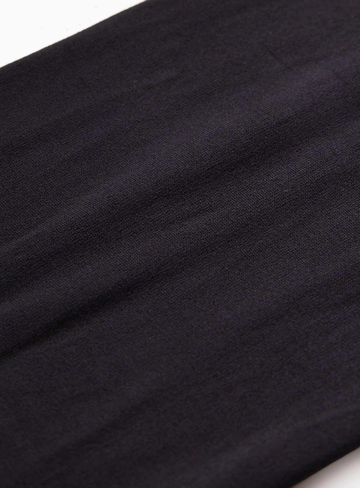 100 Denier Black Opaque Velvet Tights XL - Image 2 thumbnail