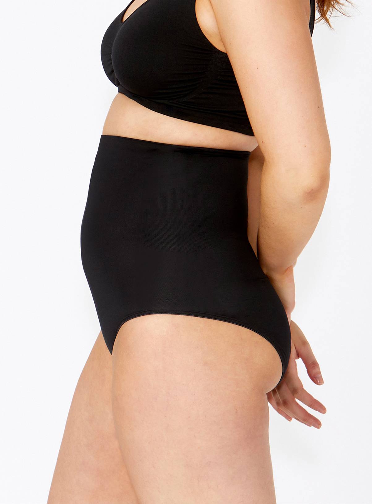 AMBRA Powerlite Hi Waisted Shaping Brief Medium Support Black 12-14 - Image 2