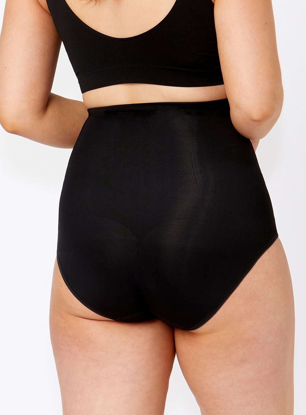 AMBRA Powerlite Hi Waisted Shaping Brief Medium Support Black 12-14 - Image 3 thumbnail
