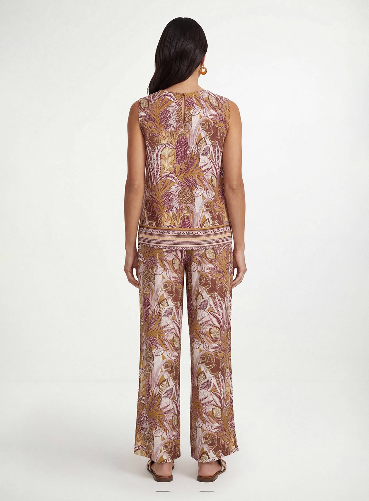 WALLIS Tropical Print Sleeveless Top 8 - Image 3