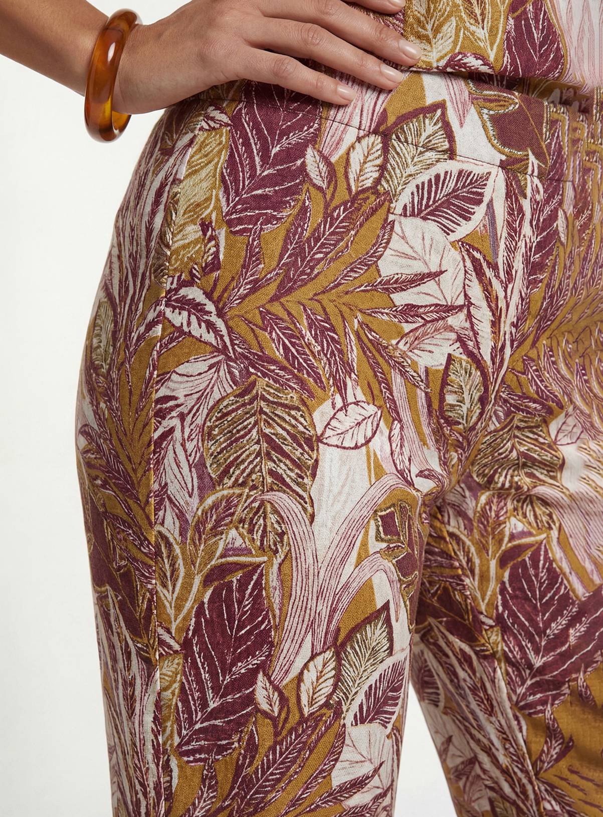WALLIS Tropical Print Wide Leg Trouser 14 - Image 4