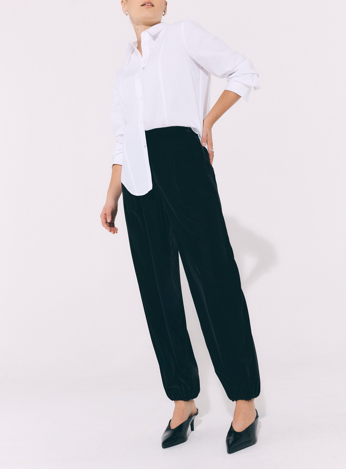 Velvet Balloon Pull-On Trousers 20 - Image 3 thumbnail