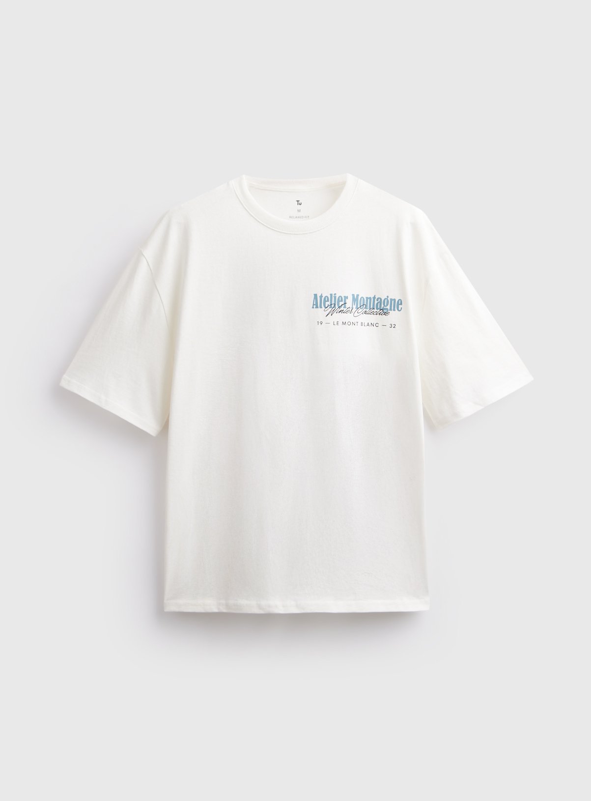 Atelier Montagne Winter Collective White Graphic T-Shirt XXXL - Image 4 thumbnail