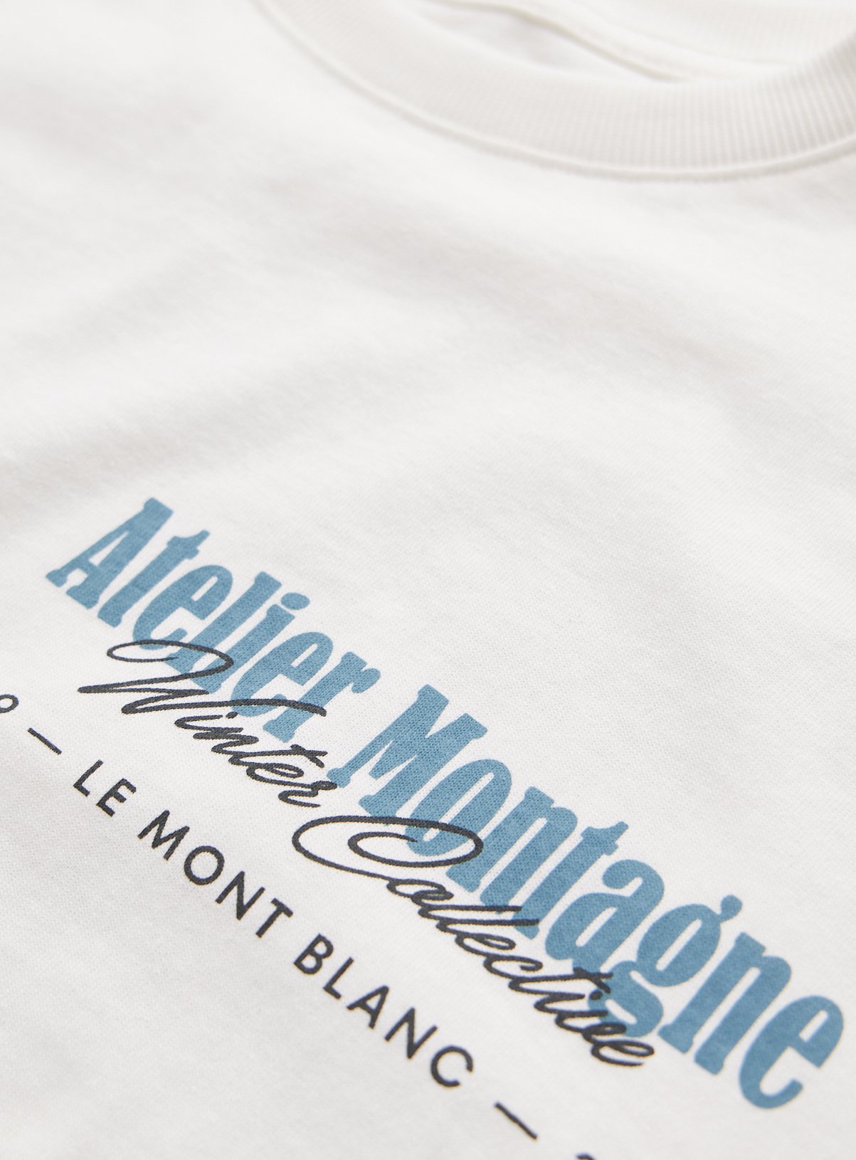 Atelier Montagne Winter Collective White Graphic T-Shirt XXXL - Image 5 thumbnail