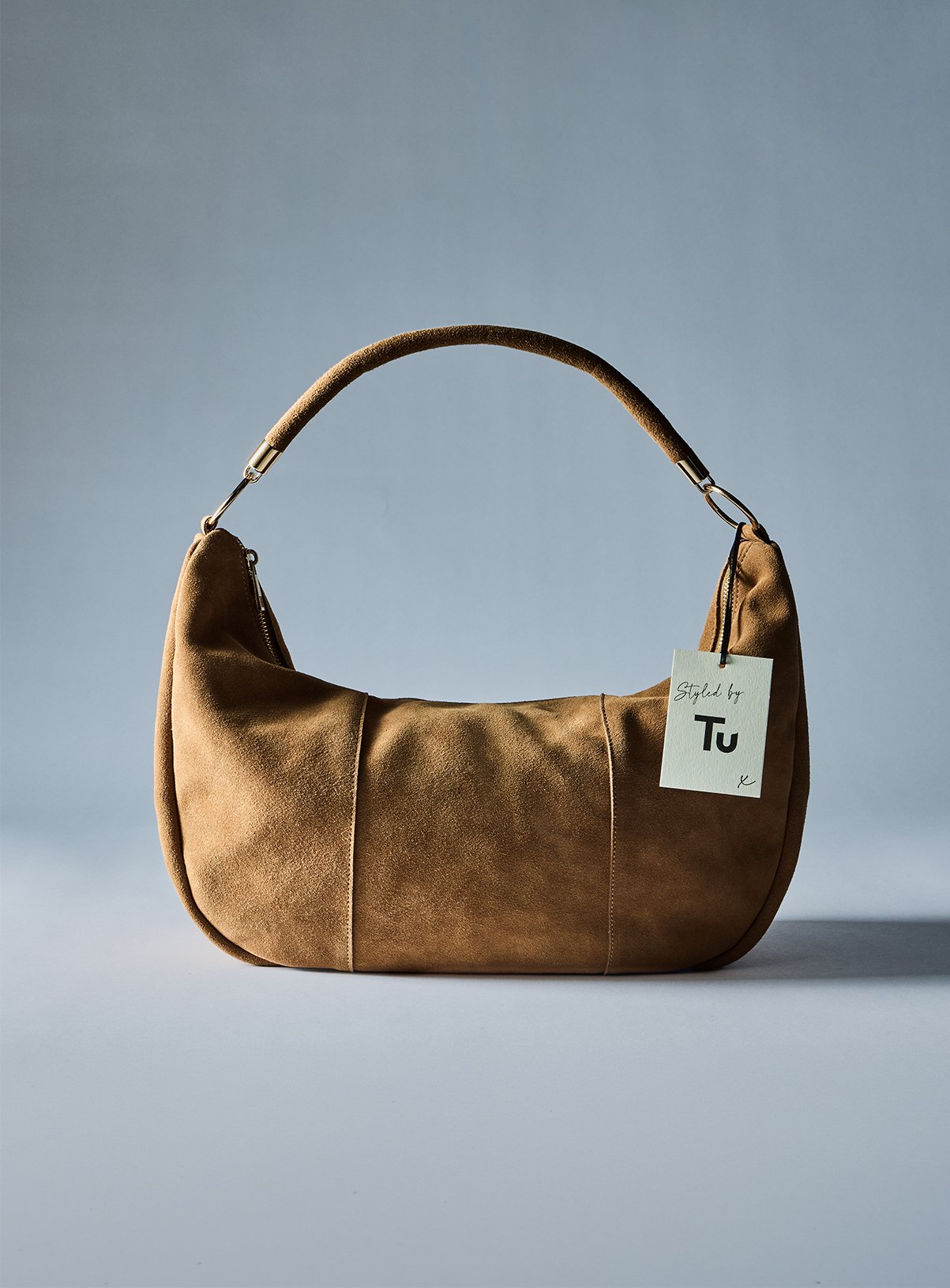 Tan Saddle Shoulder Bag One Size - Image 1 thumbnail