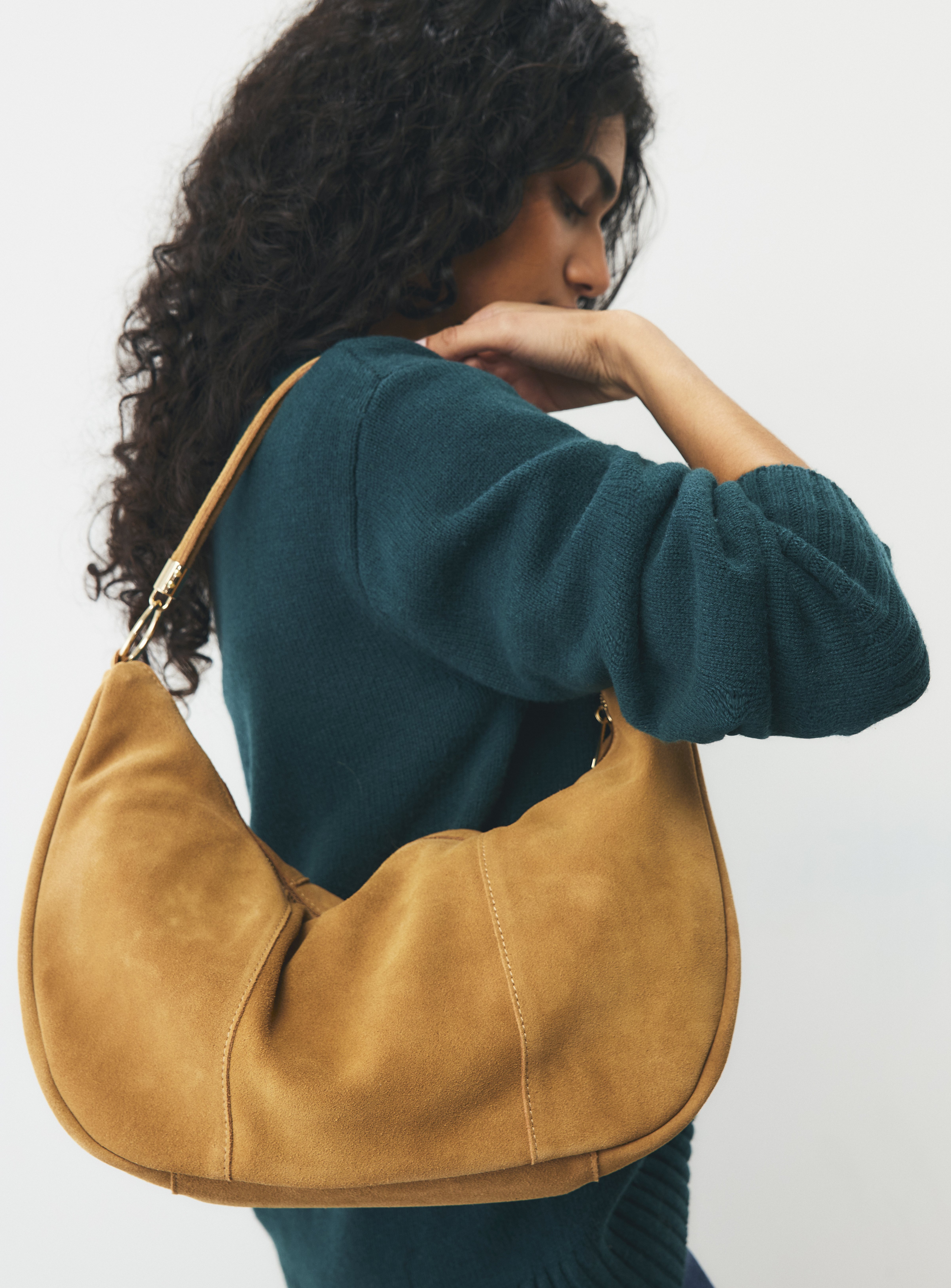 Tan Saddle Shoulder Bag One Size - Image 2 thumbnail