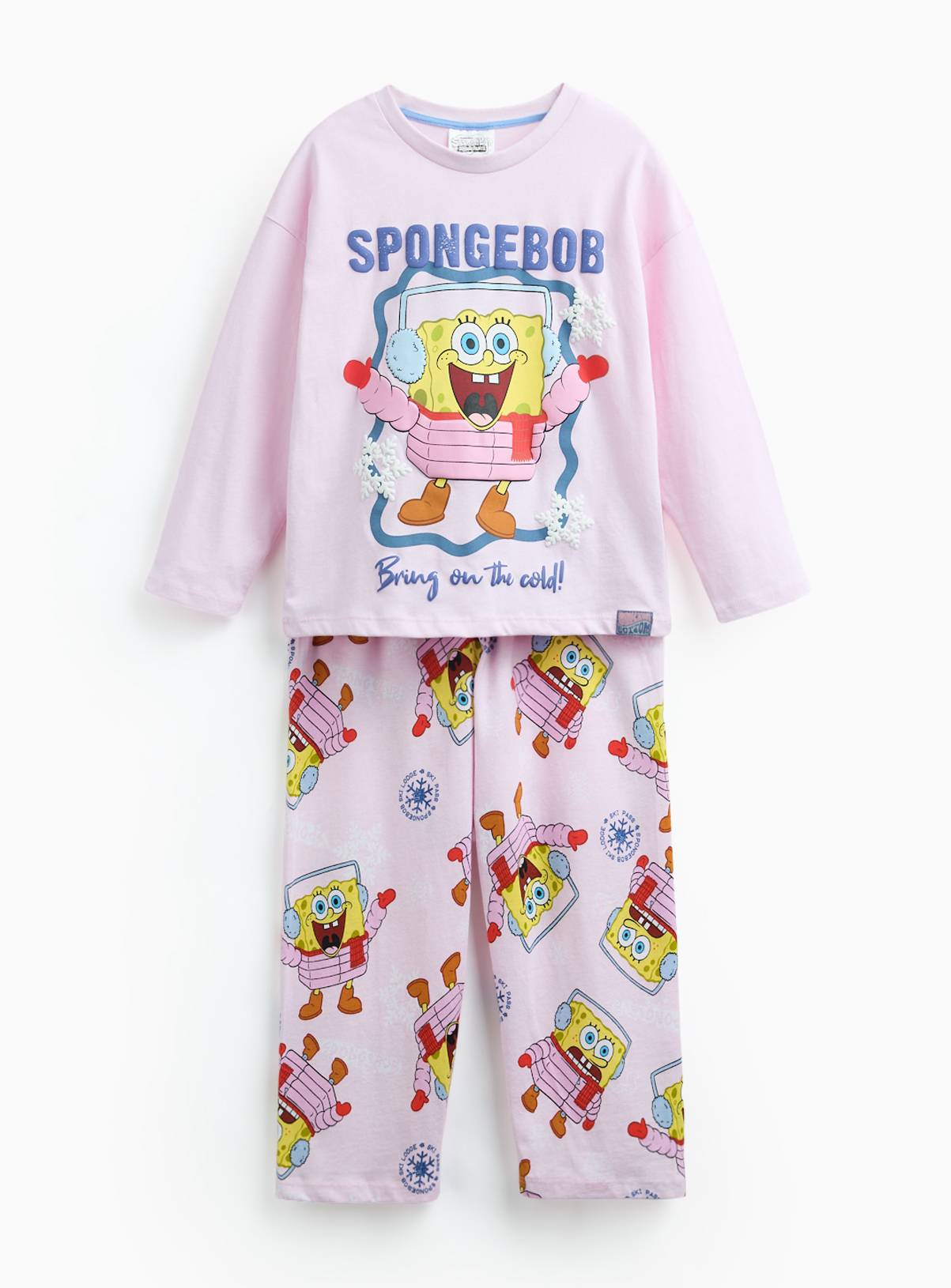 Pink SpongeBob SquarePants Pyjamas 5-6 years - Image 1