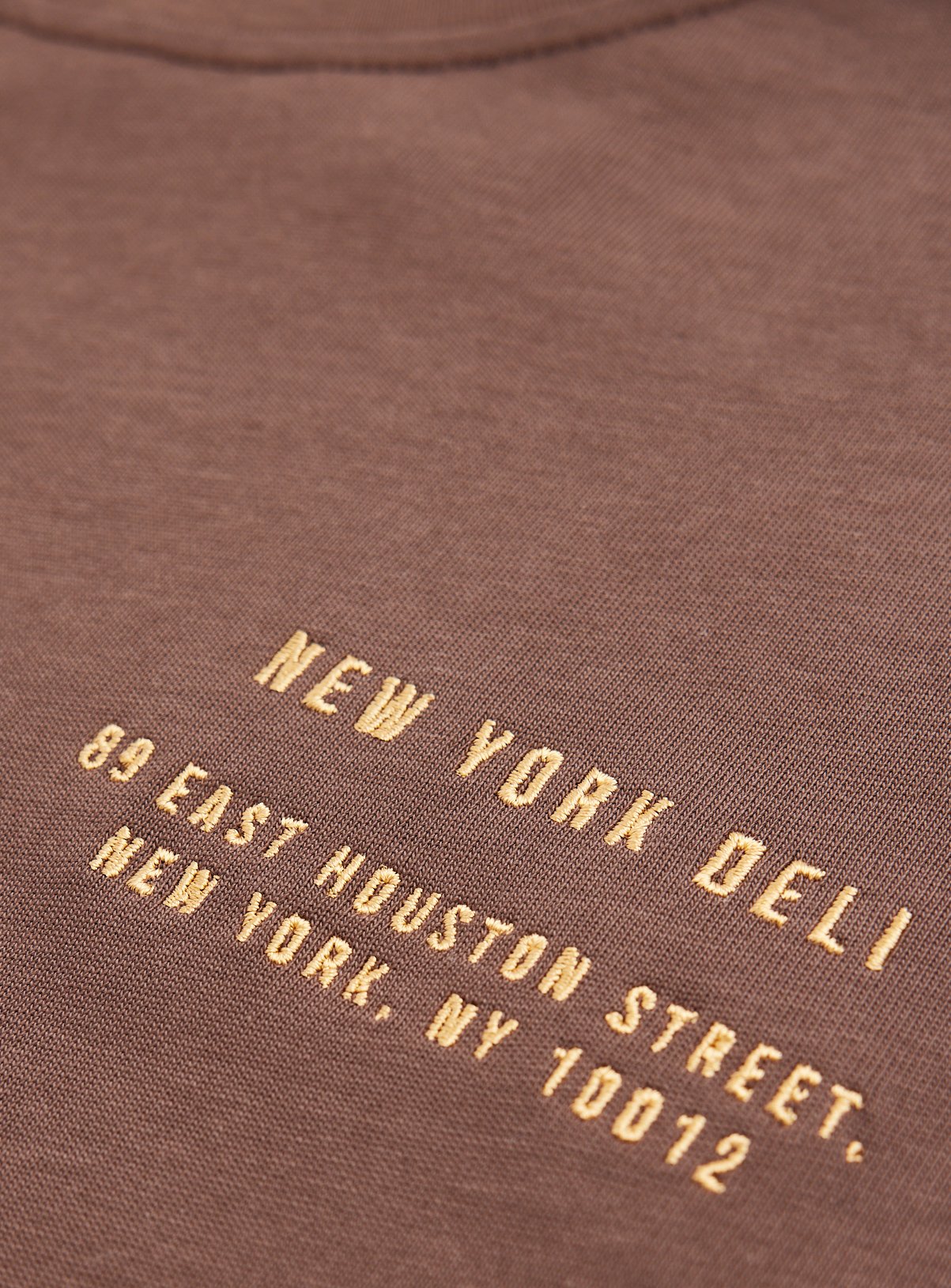 Brown New York Deli Graphic T-Shirt M - Image 5 thumbnail