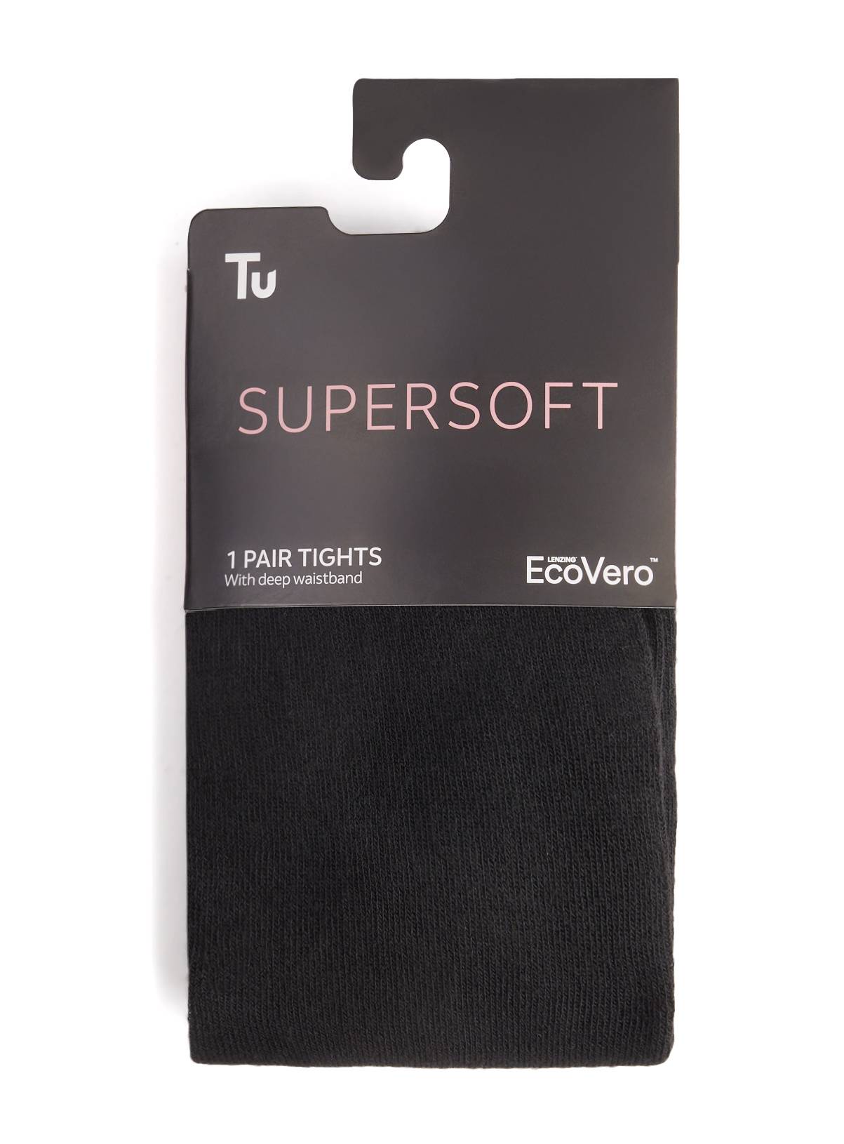 Black Supersoft Tights S - Image 2