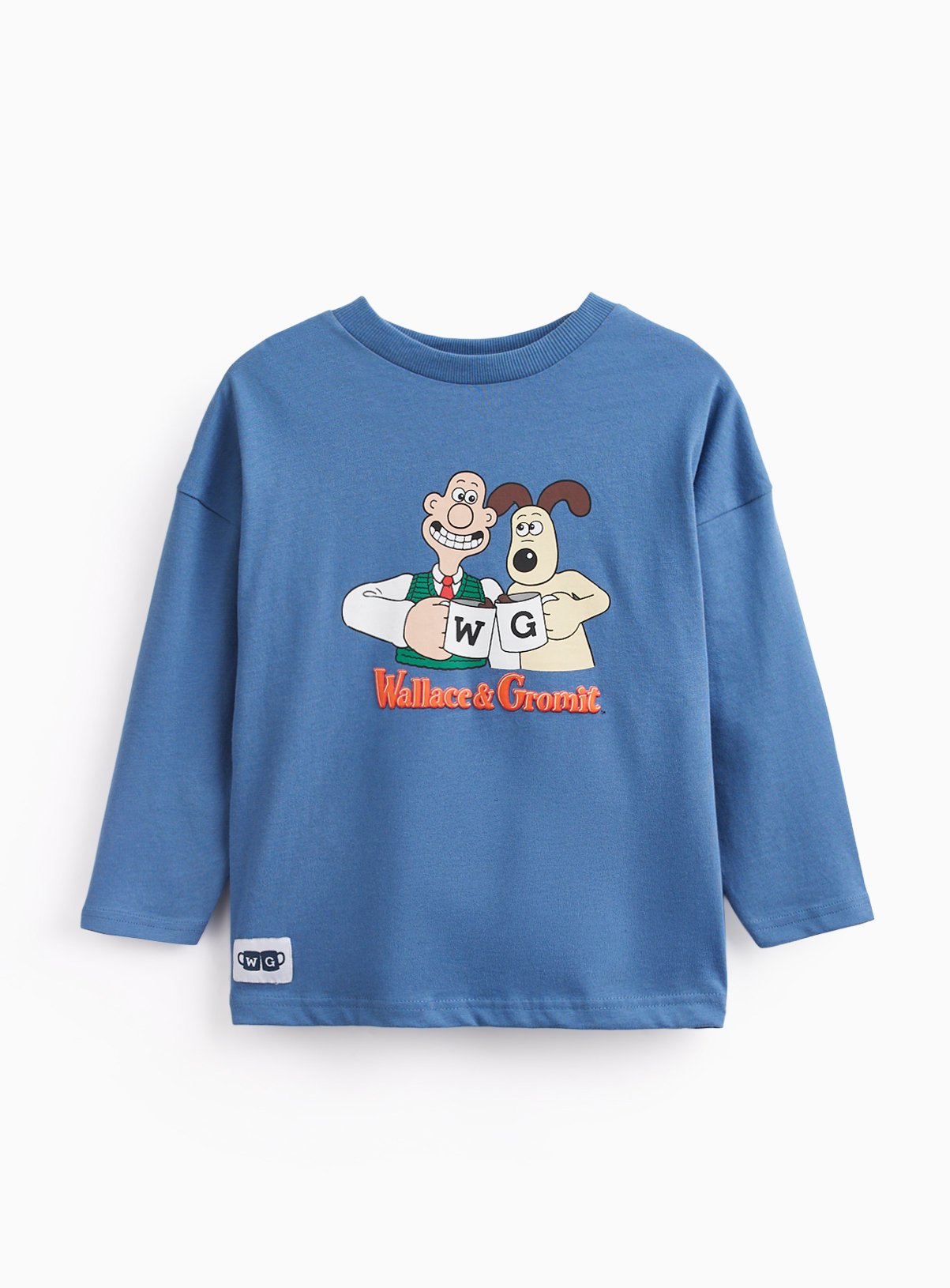 Blue Wallace & Gromit Graphic T-Shirt 3-4 years - Image 1 thumbnail