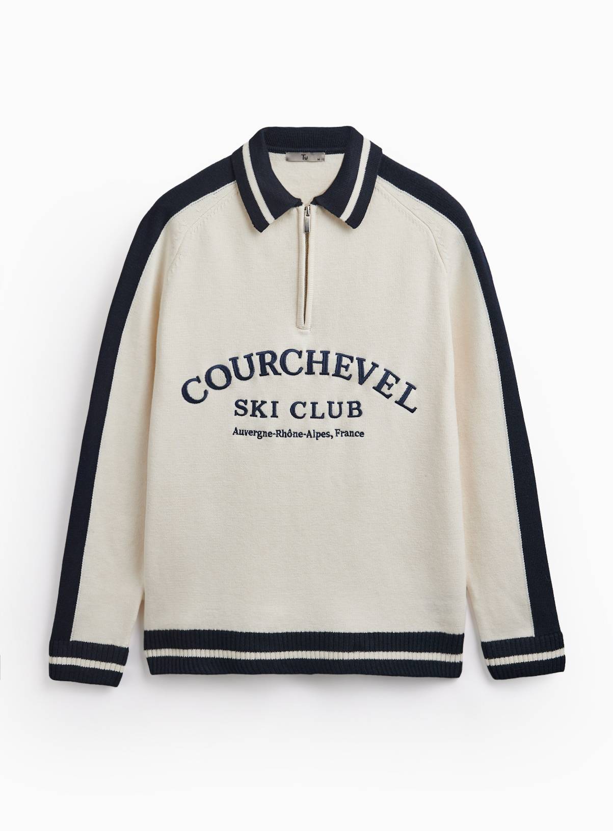 Courchevel Ski Club Half-Zip Sweatshirt S - Image 1
