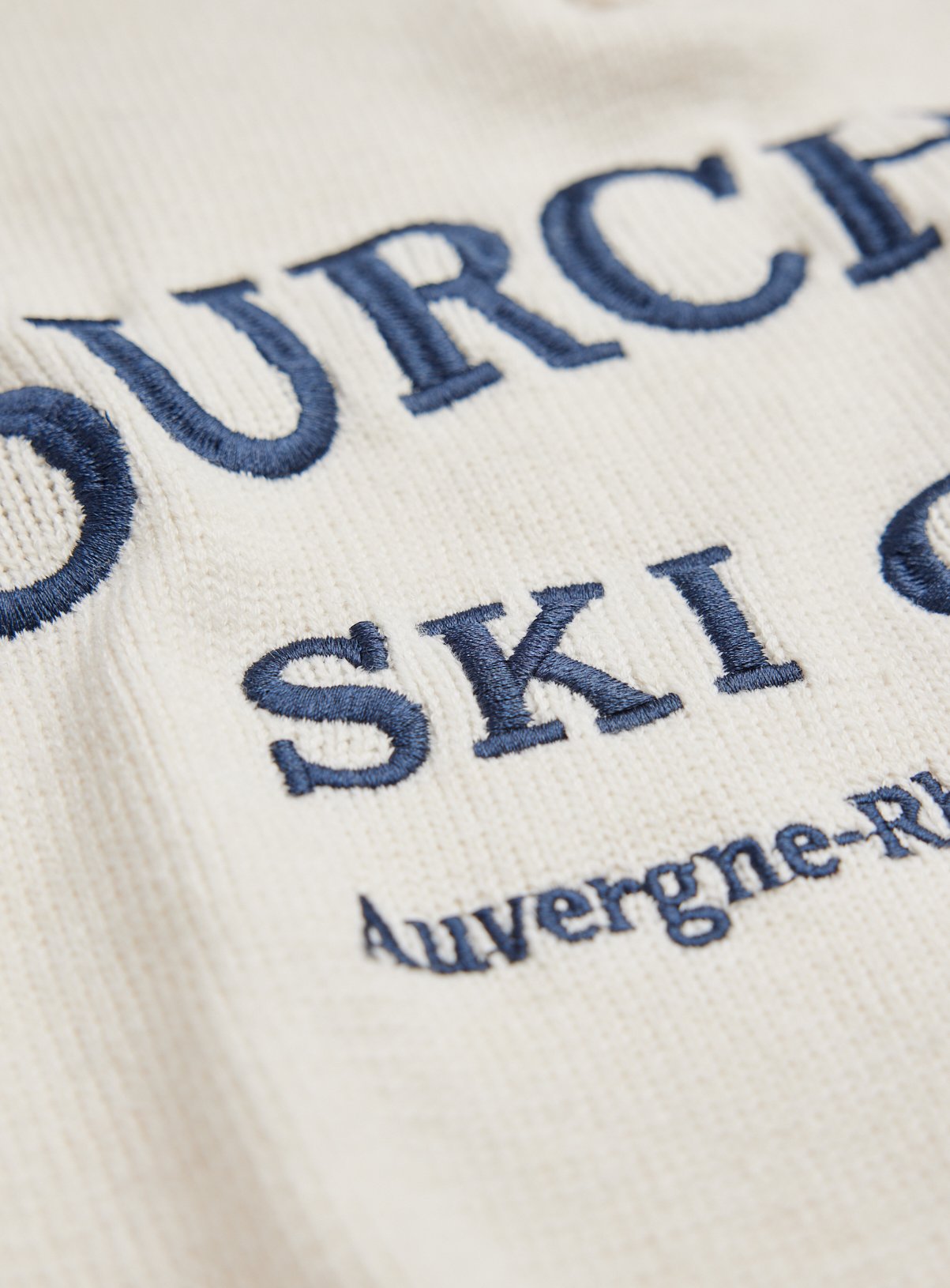 Courchevel Ski Club Half-Zip Sweatshirt XL - Image 4 thumbnail