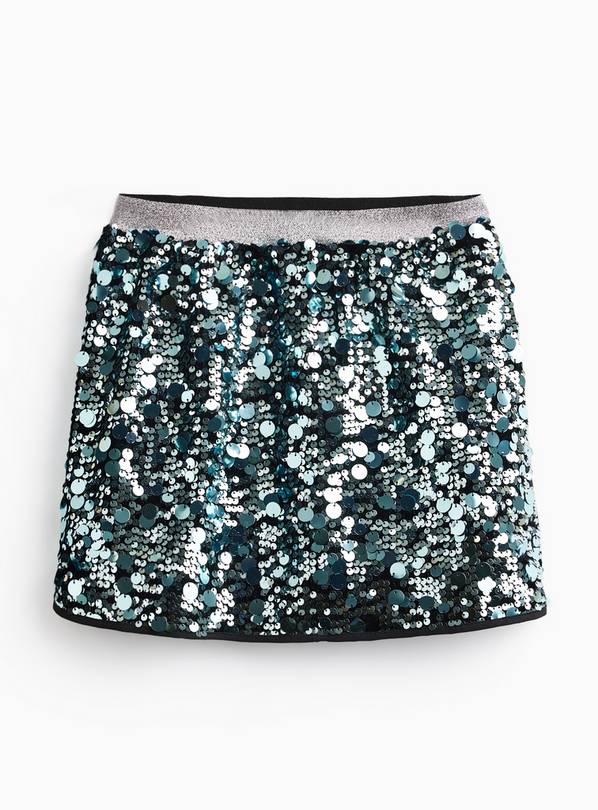 Blue Sequin Skirt 12 years