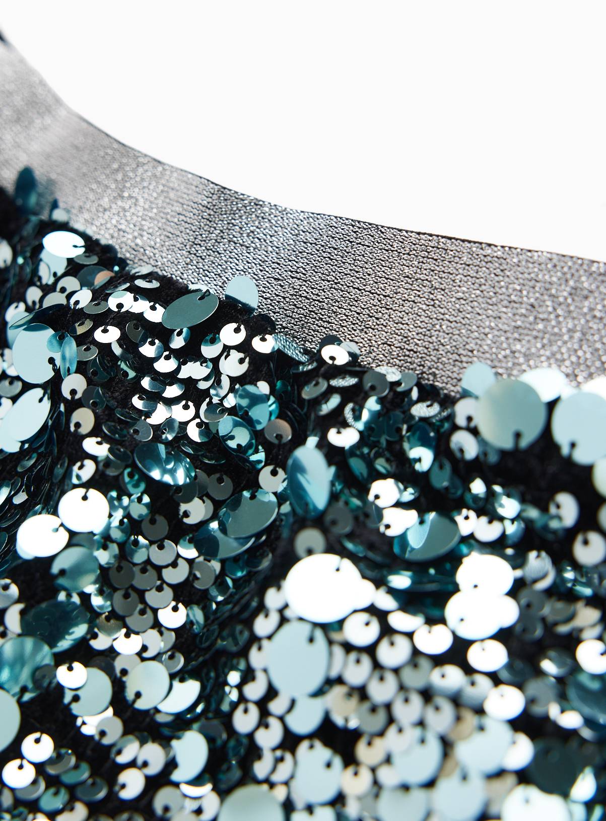 Blue Sequin Skirt 12 years - Image 2