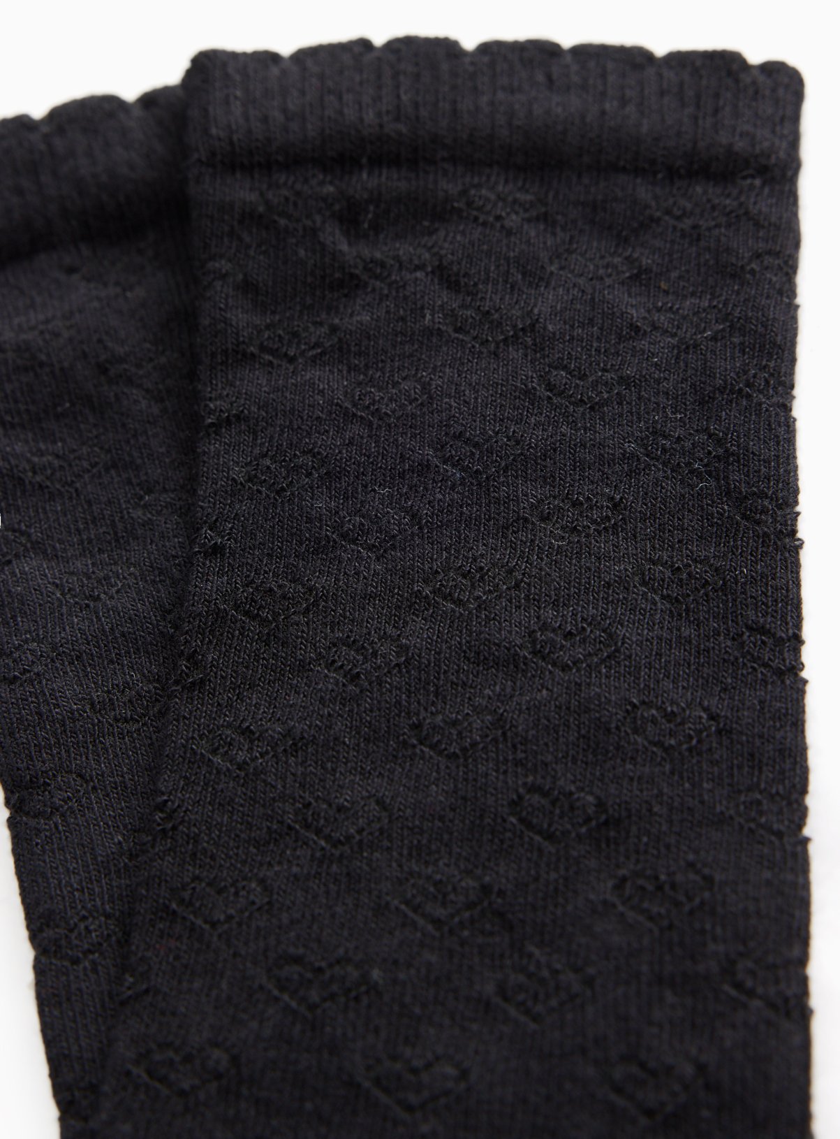 Black Knee High Heart Socks 10 Pack 9-12 Infant - Image 2 thumbnail