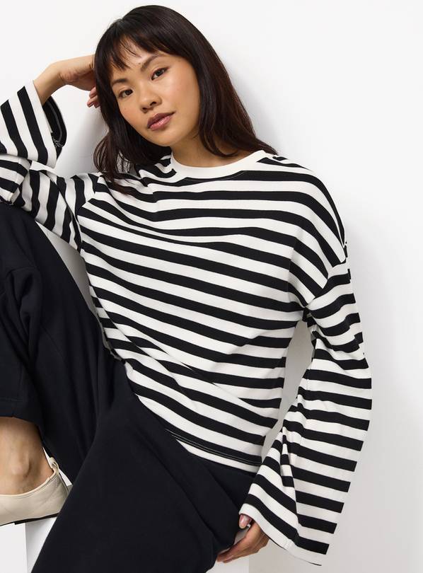 Mono Ultimate Stripe Long Sleeve Top S