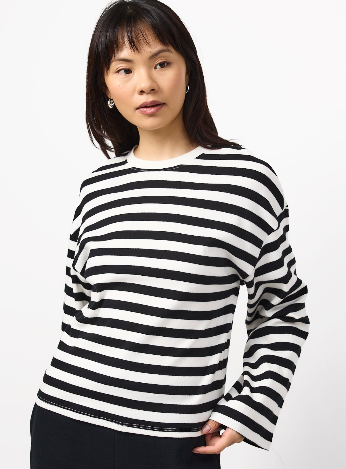Mono Ultimate Stripe Long Sleeve Top XL - Image 2 thumbnail