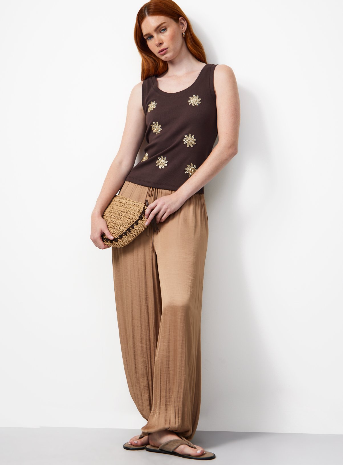 Brown Sun Embellished Vest 12 - Image 2 thumbnail