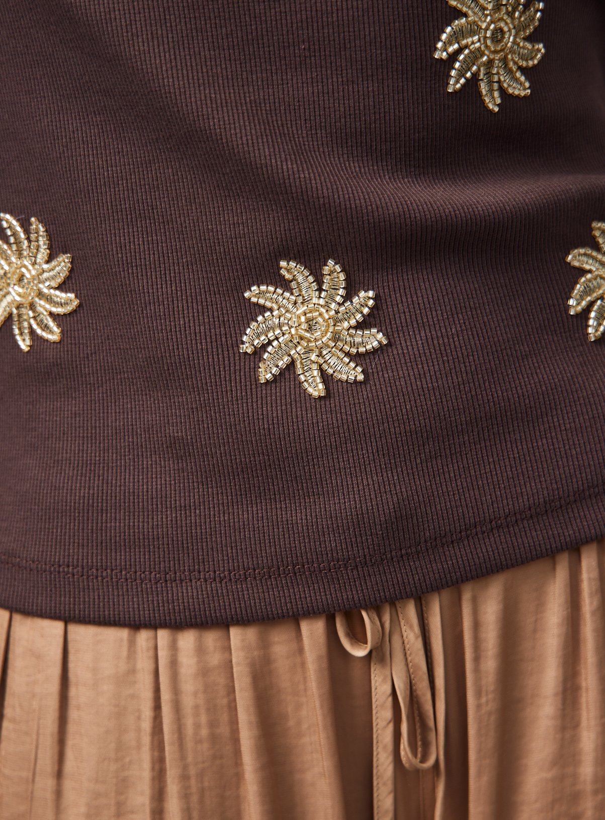 Brown Sun Embellished Vest 12 - Image 3 thumbnail