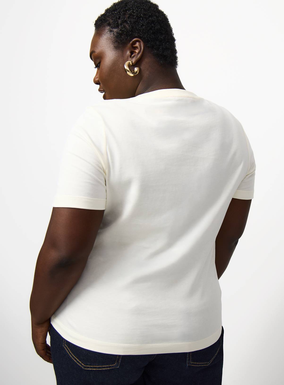 Cream Sun Embellished Regular Fit Short Sleeve T-Shirt 16 - Image 4