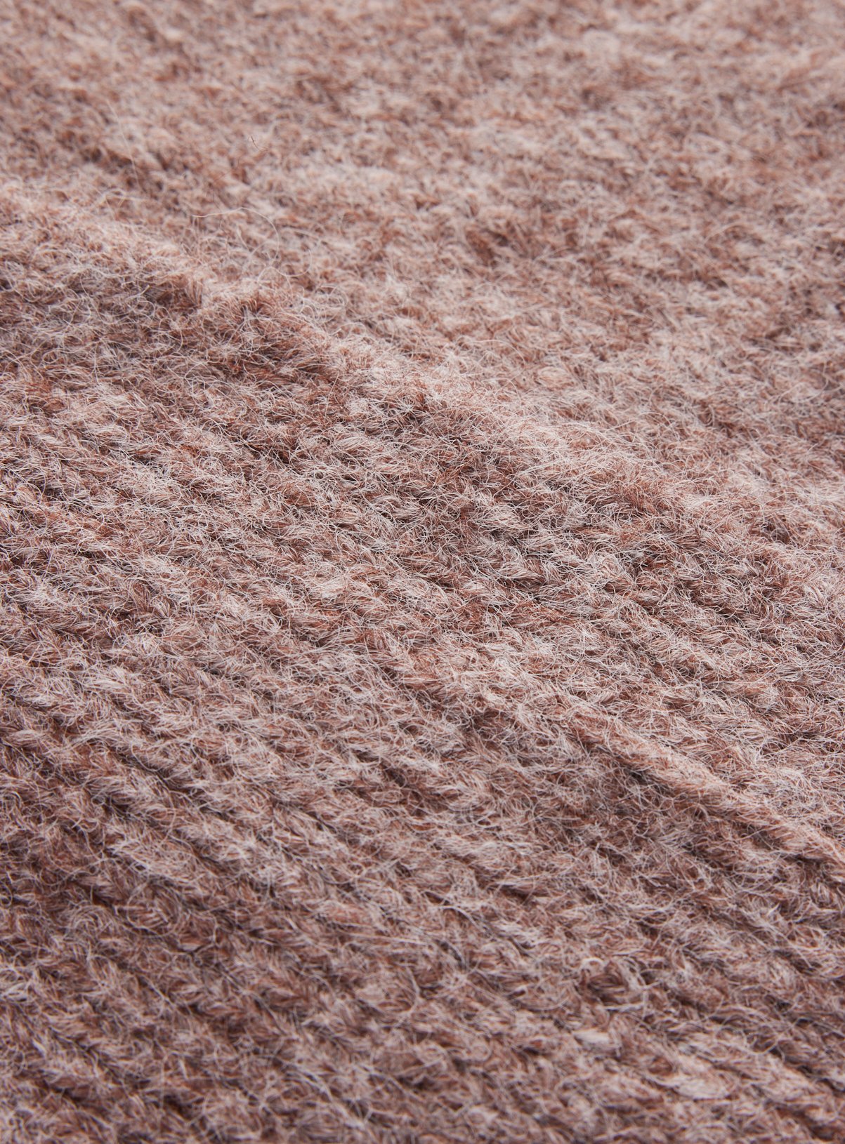 Camel Knitted Hooded Scarf One Size - Image 2 thumbnail