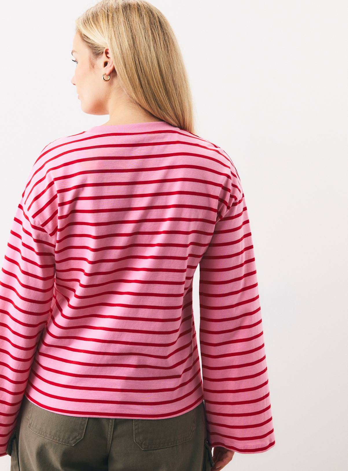 Christmas Striped Oversized Tee XXL - Image 4