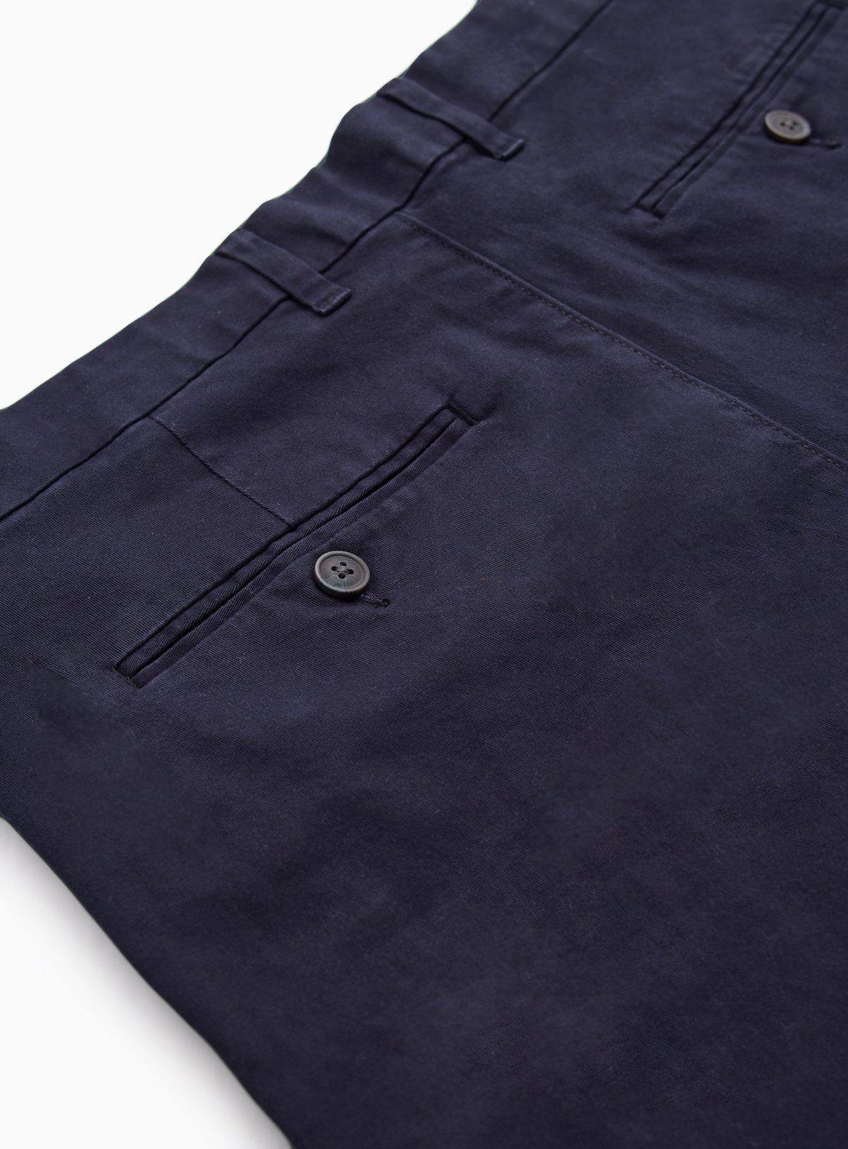 Navy Stretch Regular Fit Chinos 2-Pack 38R - Image 4 thumbnail