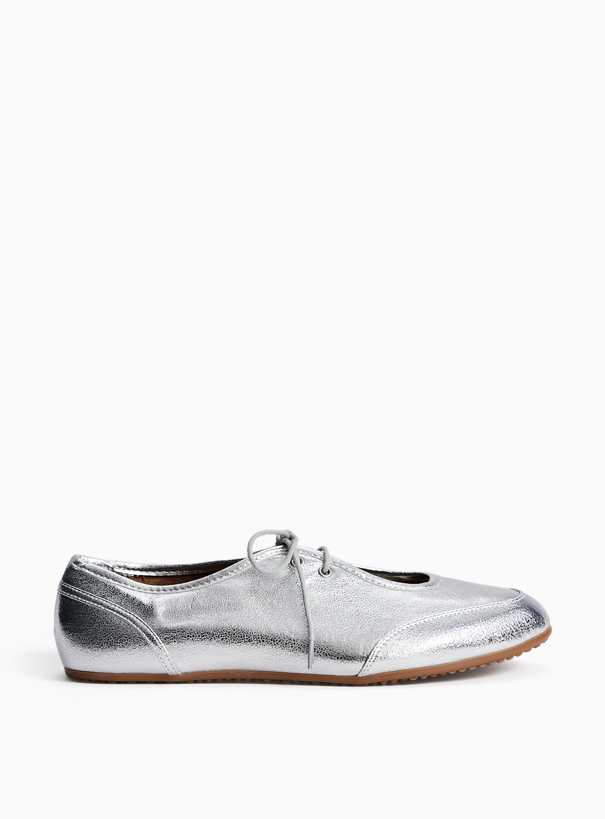 Silver Sporty Ballerina Flats 3 - Image 2 thumbnail