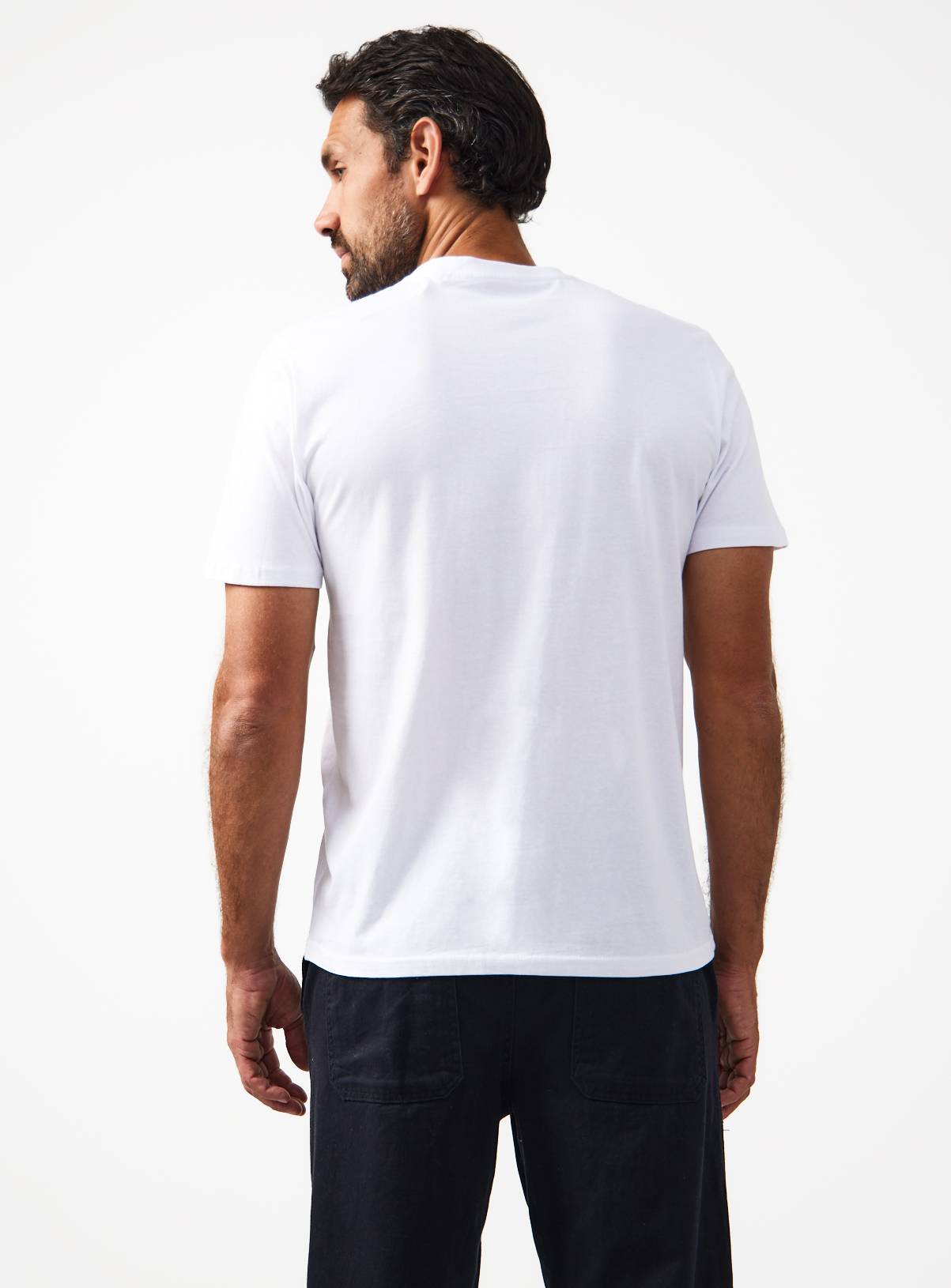 White Pie Scotland Football Graphic T-Shirt L - Image 4
