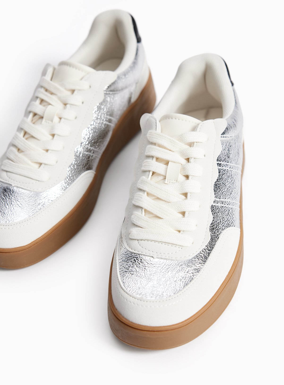 Metallic Flatform Trainers 6 - Image 2 thumbnail