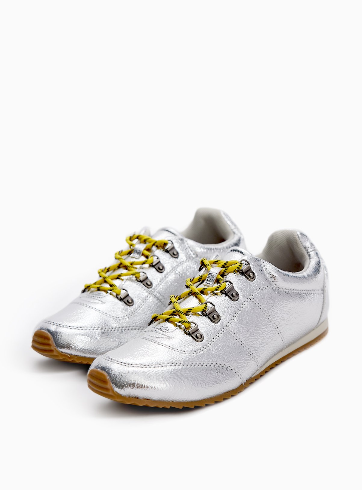 Silver Low Profile Trainers 4 - Image 3 thumbnail