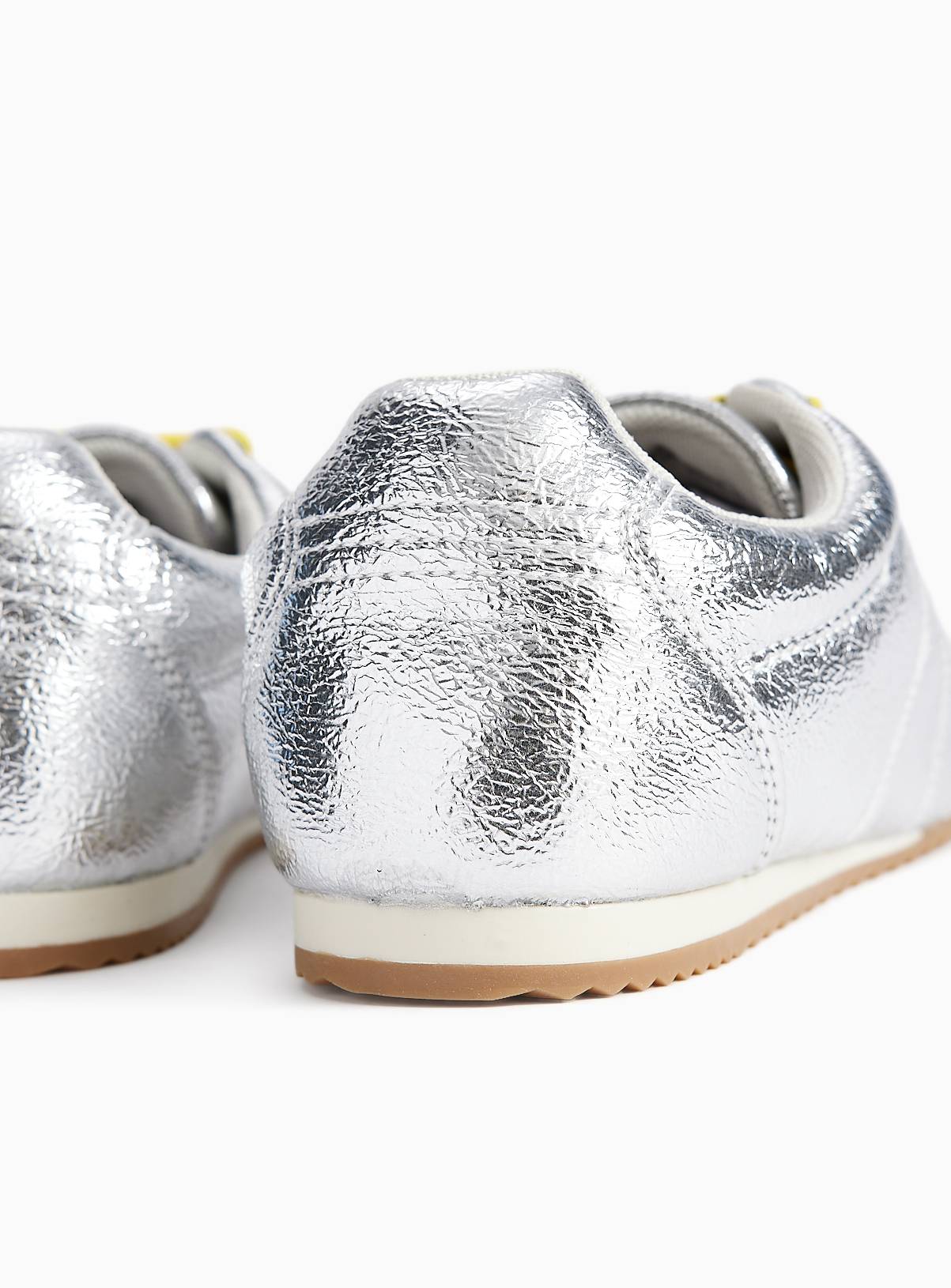 Silver Low Profile Trainers 4 - Image 5
