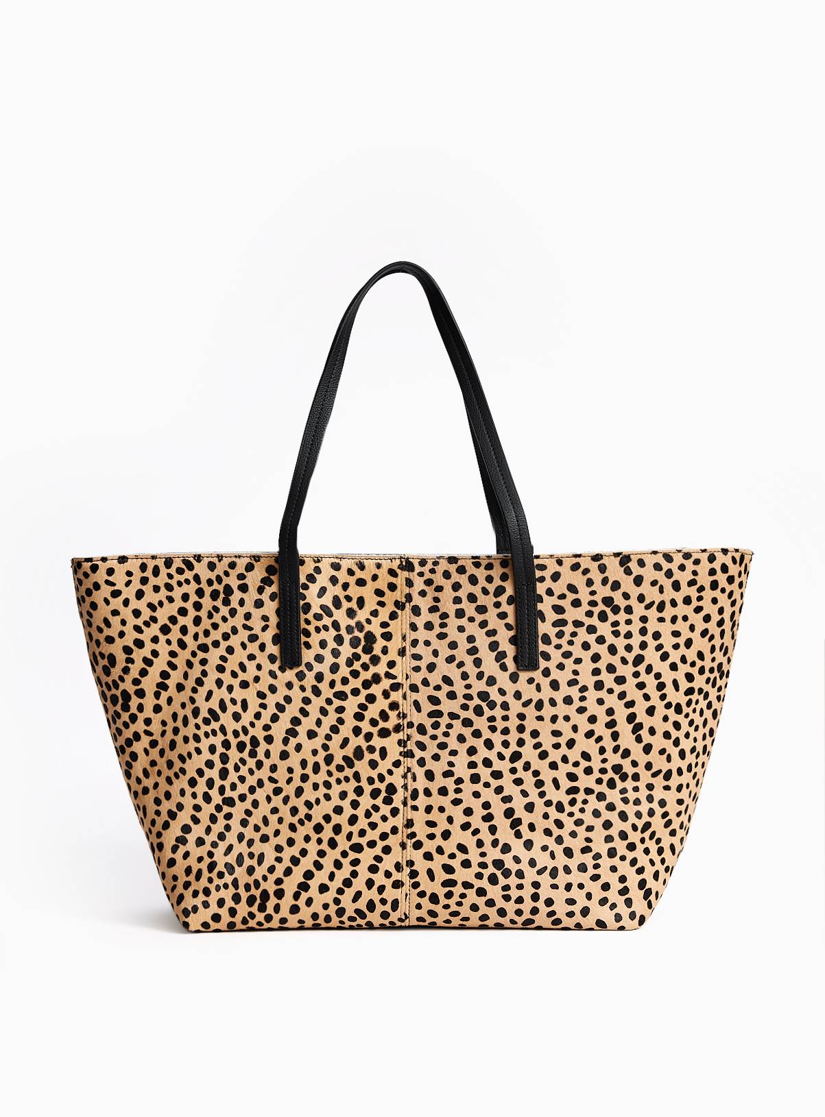 Cheetah Print Leather Shopper One Size - Image 2